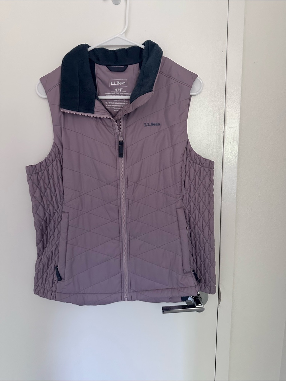 L.L. Bean Women's Quilted Vest in Mauve size M petite